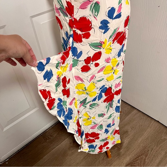 RIXO for Target Floral Cascade Ruffle Dress A4 - Picture 10 of 10